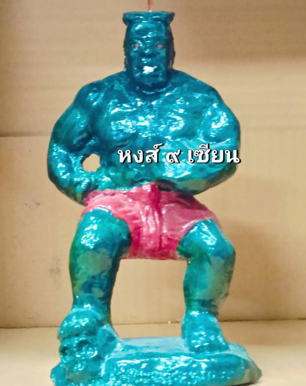 หุ่นพยนต์ มนต์พระกาฬ  สูงประมาณ8นิ้ว  อาจารย์ปู่อี๋  สร้างปี2562