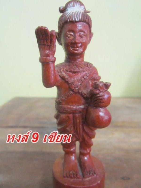 กุมารทอง แกละมาจากไม้ตะเคียน ขนาดบูชา 4 นิ้ว หลวงพ่อดำ วัดพระพุทธบาทรัตรนคีรี ขอนแก่นแ