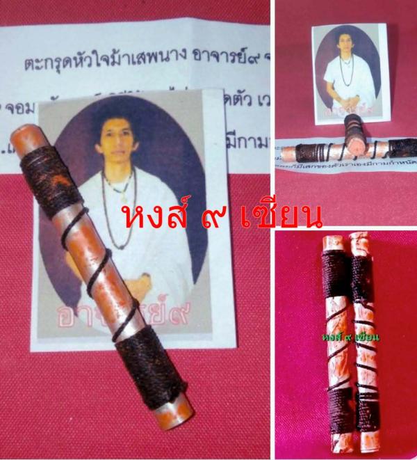 ตะกรุดหัวใจม้าเสพนาง  เสน่ห์กินตับ ฟันดะ เสน่ห์ใต้ สะดือ      ( อาจารย์ เก้า )